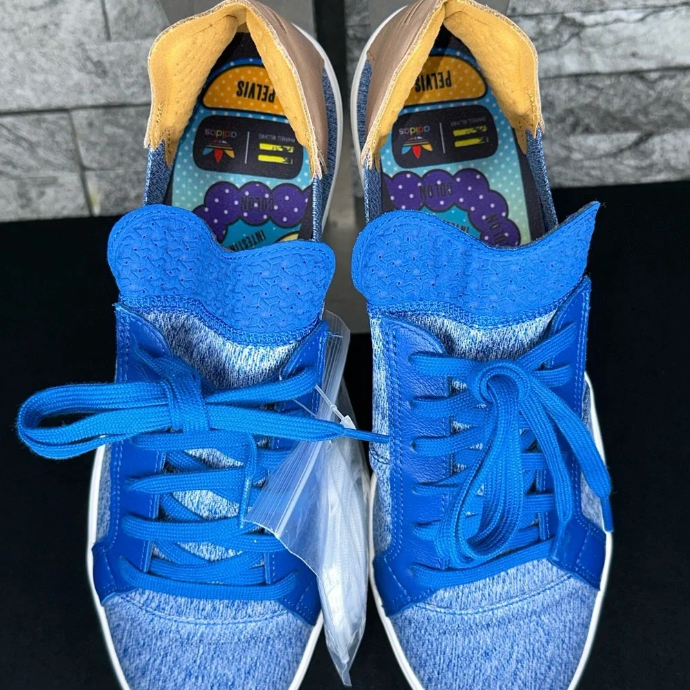 Adidas Vulc Lace Up Pharrell Blue - NEW - MNS11.5